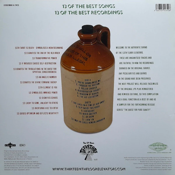 13th Floor Elevators - 13 Of The Best (LP, Comp) (M / M) - Image 3