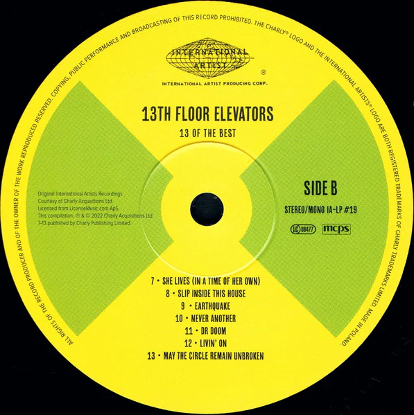 13th Floor Elevators - 13 Of The Best (LP, Comp) (M / M) - Image 5