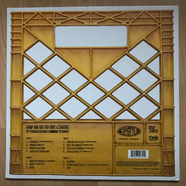 2 Chainz - Rap Or Go To The League (2xLP, Album, Yel) (VG+ / VG+) - Image 2