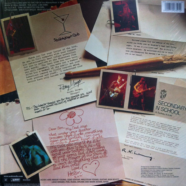 AC/DC - High Voltage (LP, Album, RE, RM) (M / M) - Image 2