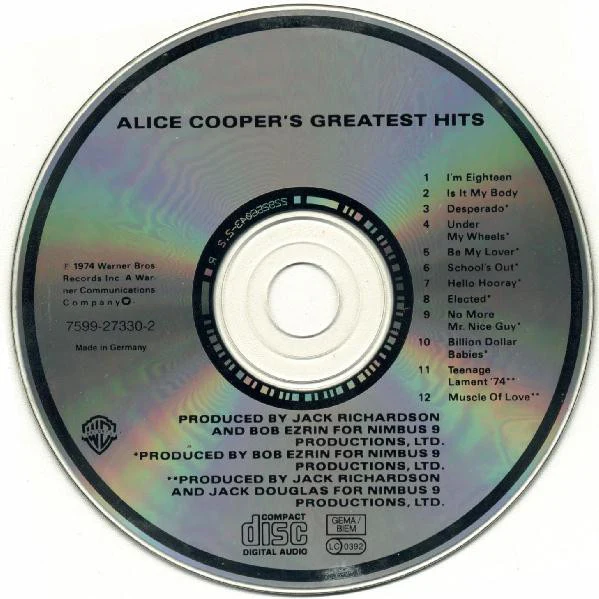 Alice Cooper - Alice Cooper's Greatest Hits (CD, Comp, RE) (M / M) - Image 3