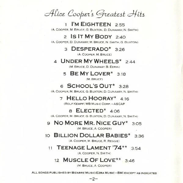 Alice Cooper - Alice Cooper's Greatest Hits (CD, Comp, RE) (M / M) - Image 4