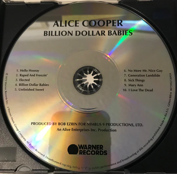 Alice Cooper - Billion Dollar Babies (CD, Album, RE) (M / M) - Image 3