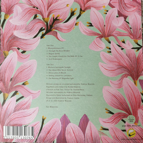 Andrew Wasylyk - Balgay Hill: Morning In Magnolia (LP, Ltd, Num, Pin) (NM or M- / NM or M-) - Image 2