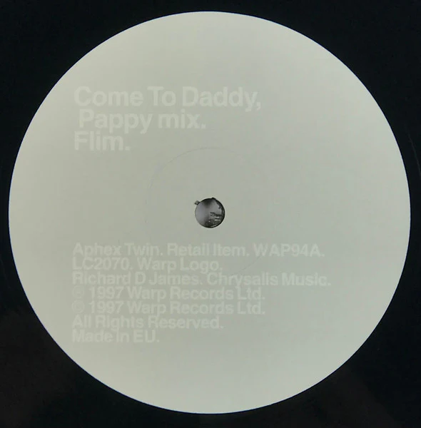 Aphex Twin - Come To Daddy (12", RE) (M / M) - Image 3