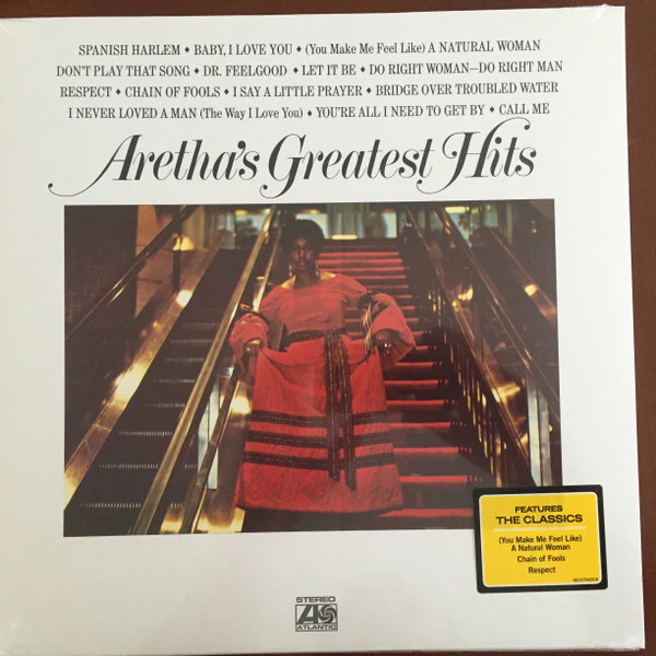 Aretha Franklin - Aretha's Greatest Hits (LP, Comp, RE) (M / M) - Image 2