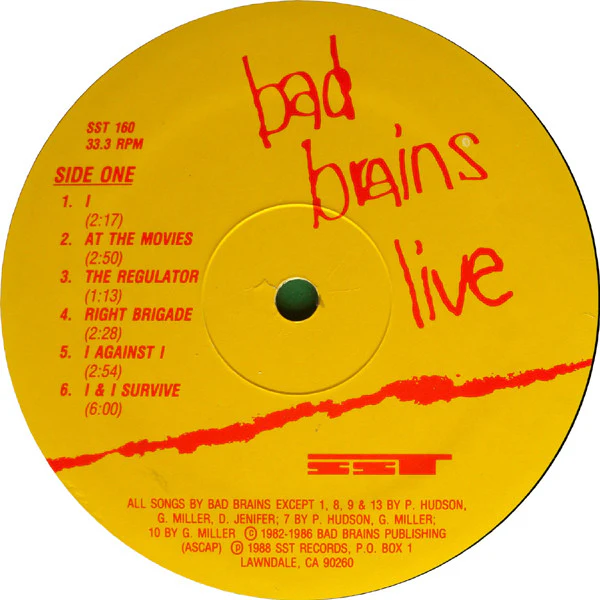 Bad Brains - Live (LP, Album) (M / M) - Image 3