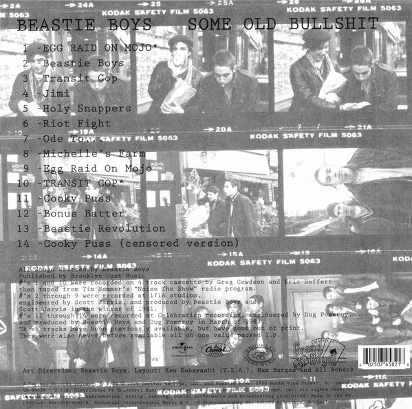 Beastie Boys - Some Old Bullshit (LP, RSD, Comp, Ltd, RE, Whi) (M / M) - Image 3