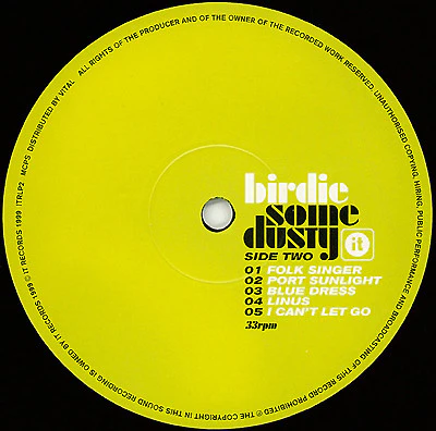 Birdie  - Some Dusty (LP, Album, Ltd) (VG / VG+) - Image 4
