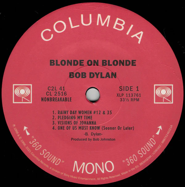 Bob Dylan - Blonde On Blonde (2xLP, Album, Mono, RE, Gat) (M / M) - Image 5