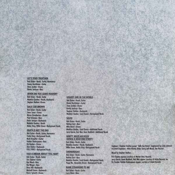 Bob Dylan - Down In The Groove (LP, Album, RE, 180) (M / M) - Image 2