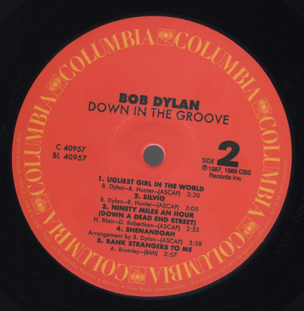 Bob Dylan - Down In The Groove (LP, Album, RE, 180) (M / M) - Image 5