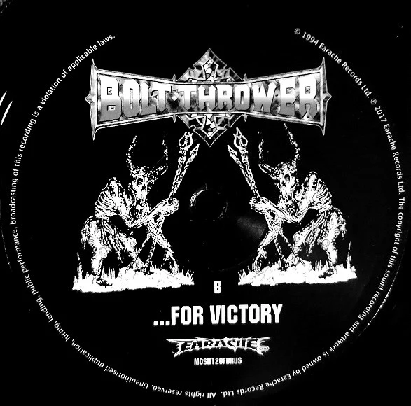 Bolt Thrower - ... For Victory (LP, Album, RE, RM) (M / M) - Image 4