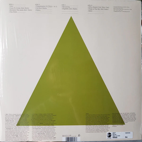 Bonobo - Days To Come (2xLP, Album, RP) (M / M) - Image 2