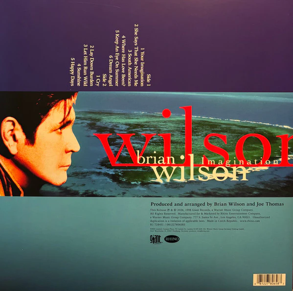 Brian Wilson - Imagination (LP, Album, RSD, RE) (M / M) - Image 2