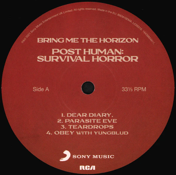 Bring Me The Horizon - Post Human: Survival Horror (12", EP) (M / M) - Image 3