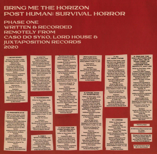 Bring Me The Horizon - Post Human: Survival Horror (12", EP) (M / M) - Image 5