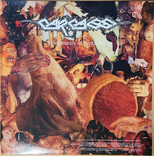 Carcass - Symphonies Of Sickness (LP, Album, RE, RM, MMX) (M / M) - Image 3