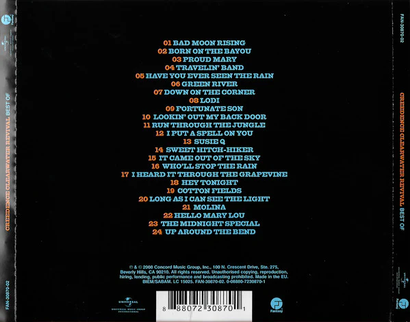 Creedence Clearwater Revival - Best Of (CD, Comp) (M / M) - Image 2