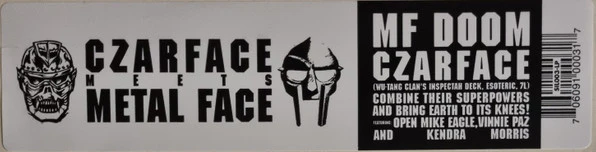 Czarface, MF Doom - Czarface Meets Metal Face (LP, Album, RP) (M / M) - Image 4