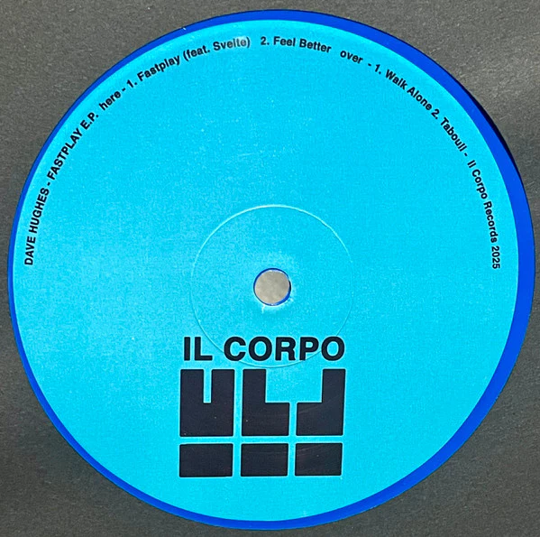 Dave Hughes - Fastplay E.P. (12", EP, Blu) (M / Generic)