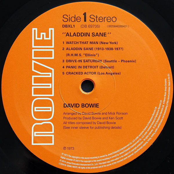 David Bowie - Aladdin Sane (LP, Album, RE, RM, Gat) (M / M) - Image 4