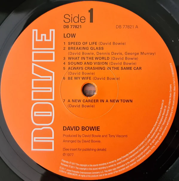 David Bowie - Low (LP, Album, RE, RM, RP) (M / M) - Image 3