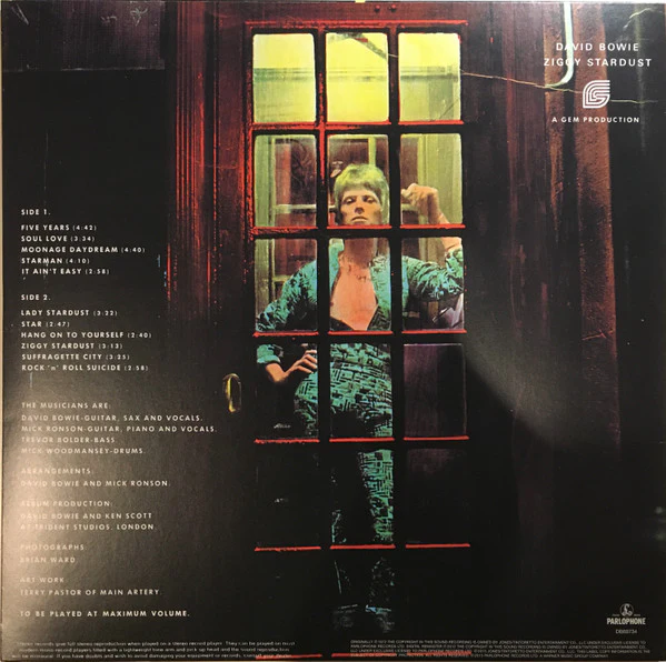 David Bowie - The Rise And Fall Of Ziggy Stardust And The Spiders From Mars (LP, Album, RE, RM, 180) (M / M) - Image 2