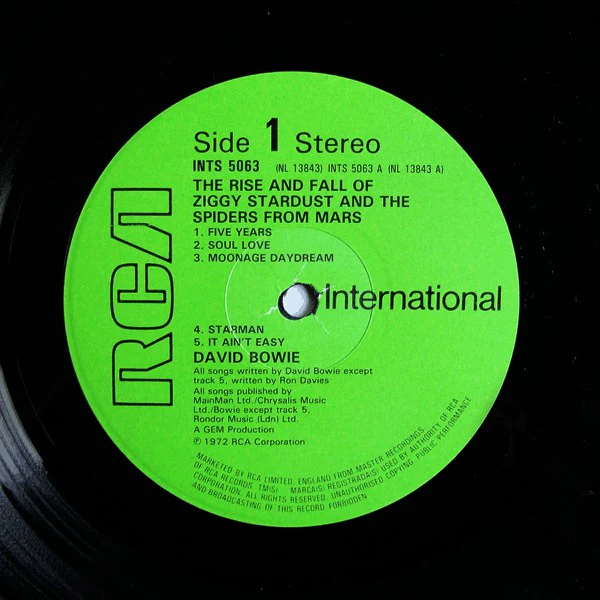 David Bowie - The Rise And Fall Of Ziggy Stardust And The Spiders From Mars (LP, Album, RE) (VG / VG+) - Image 3