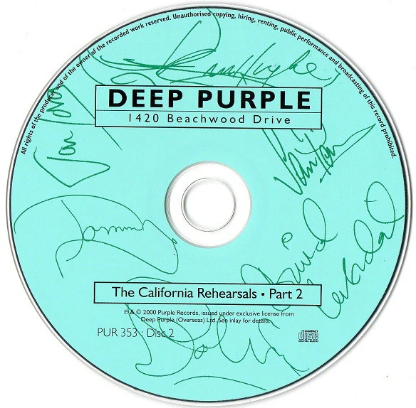 Deep Purple - Days May Come And Days May Go (The California Rehearsals, June 1975) (2xCD, Comp, RE, Spe) (VG+ / VG+) - Image 5