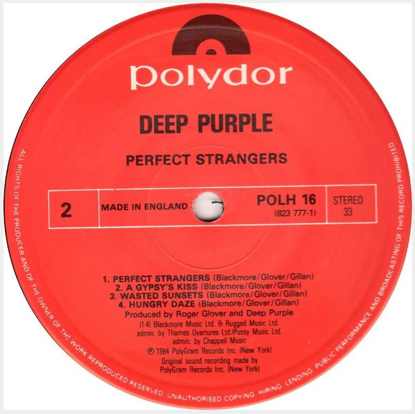 Deep Purple - Perfect Strangers (LP, Album) (VG+ / VG+) - Image 4