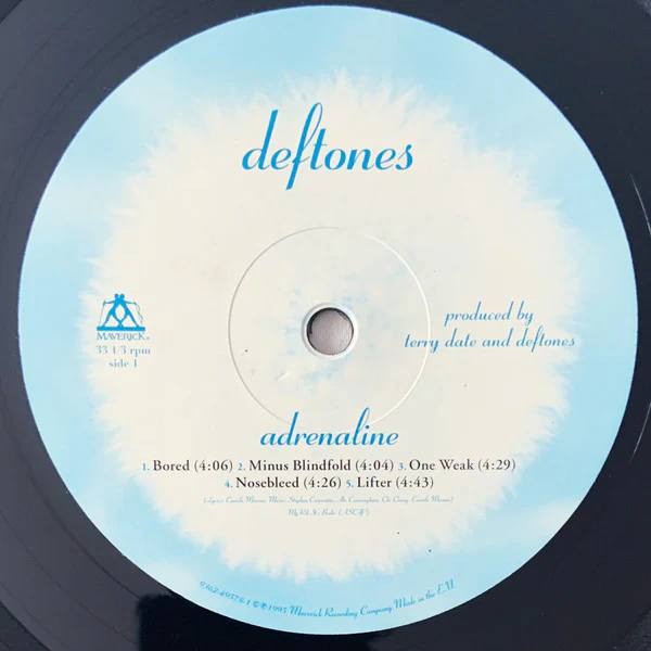 Deftones - Adrenaline (LP, Album, RE, 180) (M / M) - Image 3