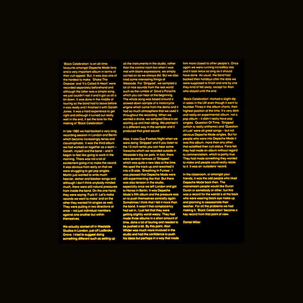 Depeche Mode - Black Celebration (LP, Album, RE, RM, Gat) (M / M) - Image 2