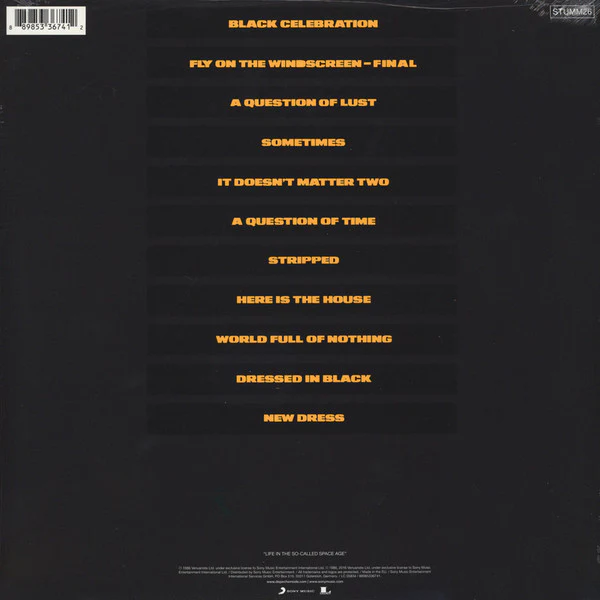 Depeche Mode - Black Celebration (LP, Album, RE, RM, Gat) (M / M) - Image 4