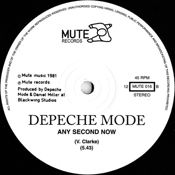 Depeche Mode - Just Can't Get Enough (Schizo Mix) (12", Single, RE, Bar) (VG+ / VG+) - Image 4