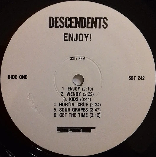 Descendents - Enjoy! (LP, Album, RE) (M / M) - Image 3