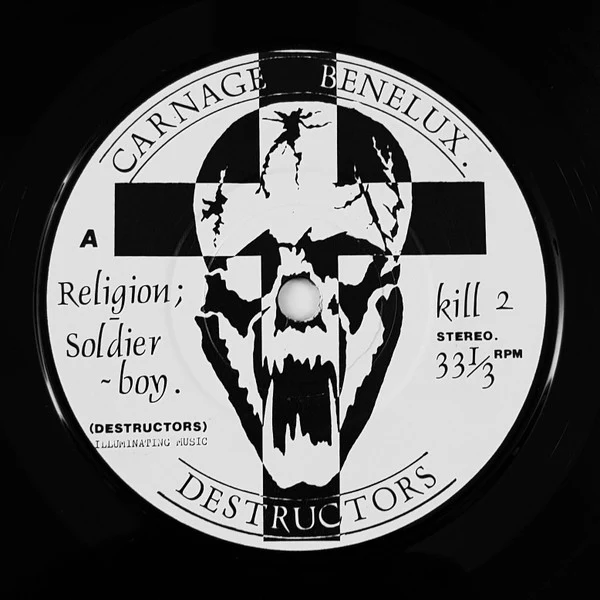 Destructors..* - Religion!There Is No Religion! (7") (VG+ / VG+) - Image 4