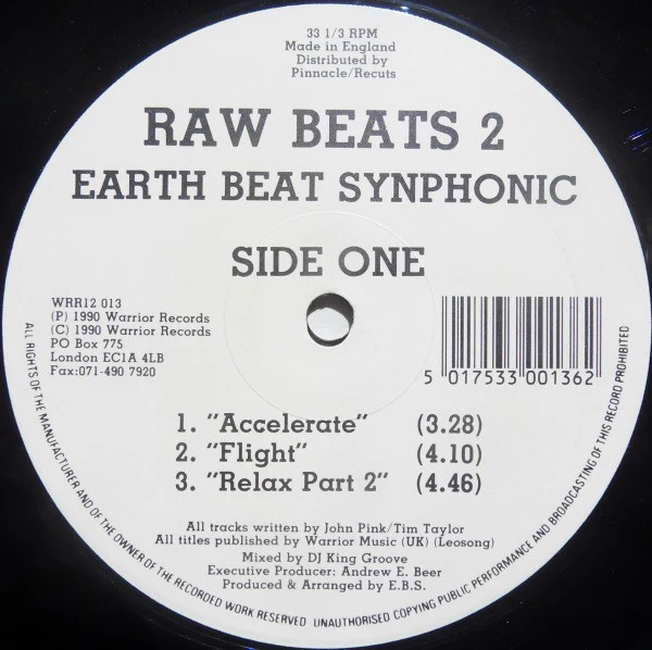 Earth Beat Synphonic / The Movement  - Raw Beats 2 (12") (VG / Generic)