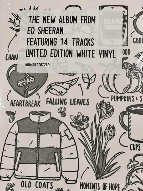 Ed Sheeran - Autumn Variations (LP, Album, Ltd, Whi) (NM or M- / NM or M-) - Image 2