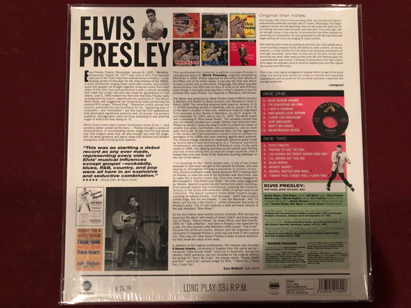 Elvis Presley - Elvis Presley (LP, Album, Mono, RE, 180) (M / M) - Image 2