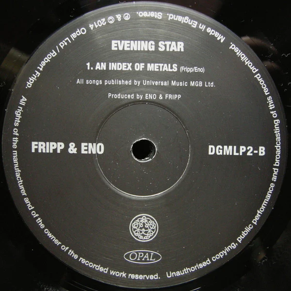 Fripp & Eno - Evening Star (LP, Album, Ltd, RM) (M / M) - Image 5
