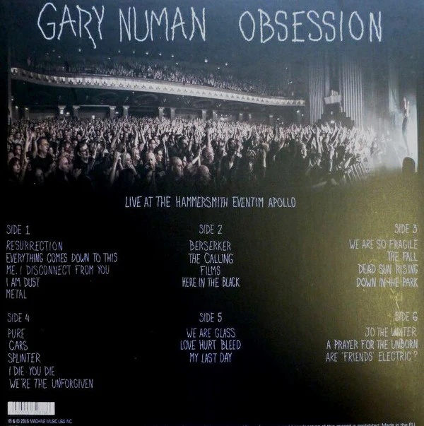 Gary Numan - Obsession (Live At The Hammersmith Eventim Apollo) (3xLP, Album) (M / NM or M-) - Image 7