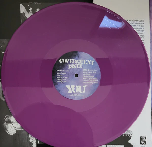 Government Issue - You (LP, Album, RM, RP, Pur) (M / M) - Image 5