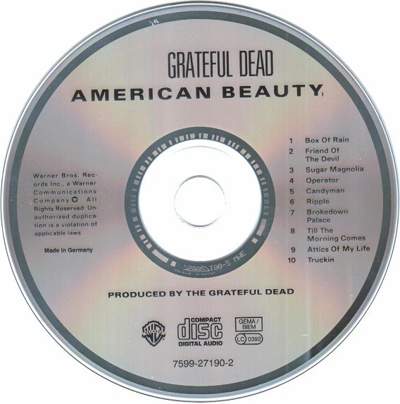 Grateful Dead* - American Beauty (CD, Album, RE) (M / M) - Image 3