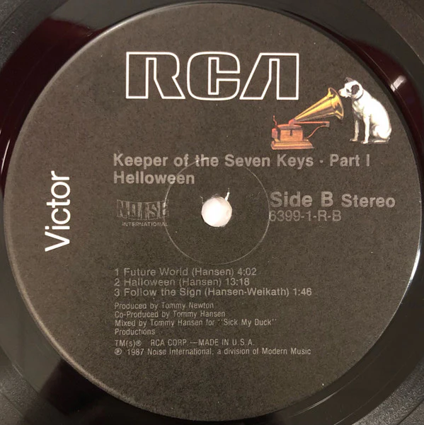 Helloween - Keeper Of The Seven Keys (Part I) (LP, Album) (VG+ / VG+) - Image 4
