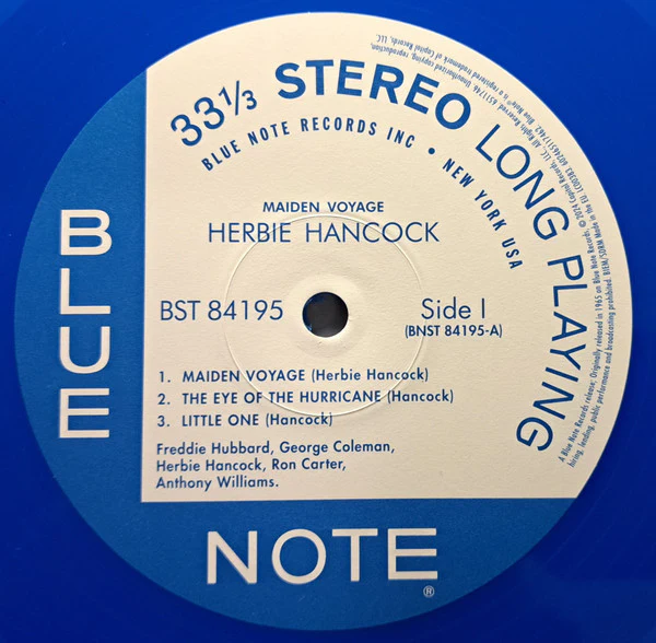 Herbie Hancock - Maiden Voyage (LP, Album, Ltd, RE, Blu) (M / M) - Image 3