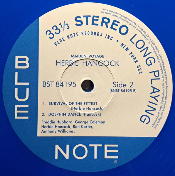 Herbie Hancock - Maiden Voyage (LP, Album, Ltd, RE, Blu) (M / M) - Image 4