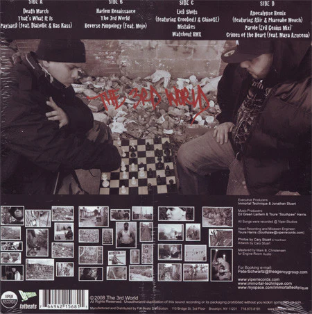 Immortal Technique & DJ Green Lantern - The 3rd World (2xLP, Album) (VG+ / VG+) - Image 2