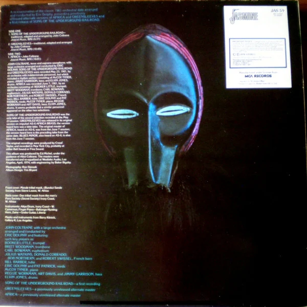 John Coltrane - The Africa Brass Sessions, Vol. 2 (LP, Album, RE) (VG+ / VG+) - Image 2