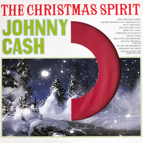 Johnny Cash - The Christmas Spirit (LP, Album, RE, Red) (M / M)